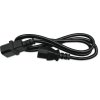 Qoltec Kabel zasilający do UPS | IEC C13/C14 | 3x1.0mm2 | 1.5m